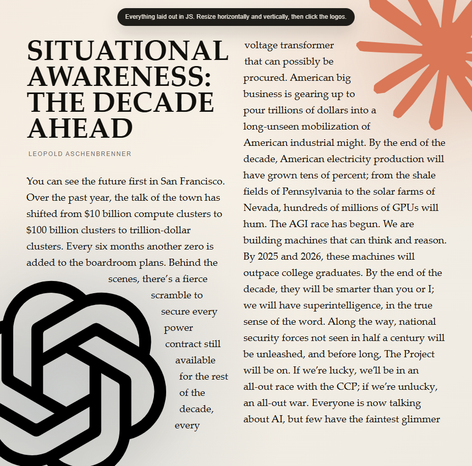 Pretext Dynamic Layout — texte autour d'obstacles